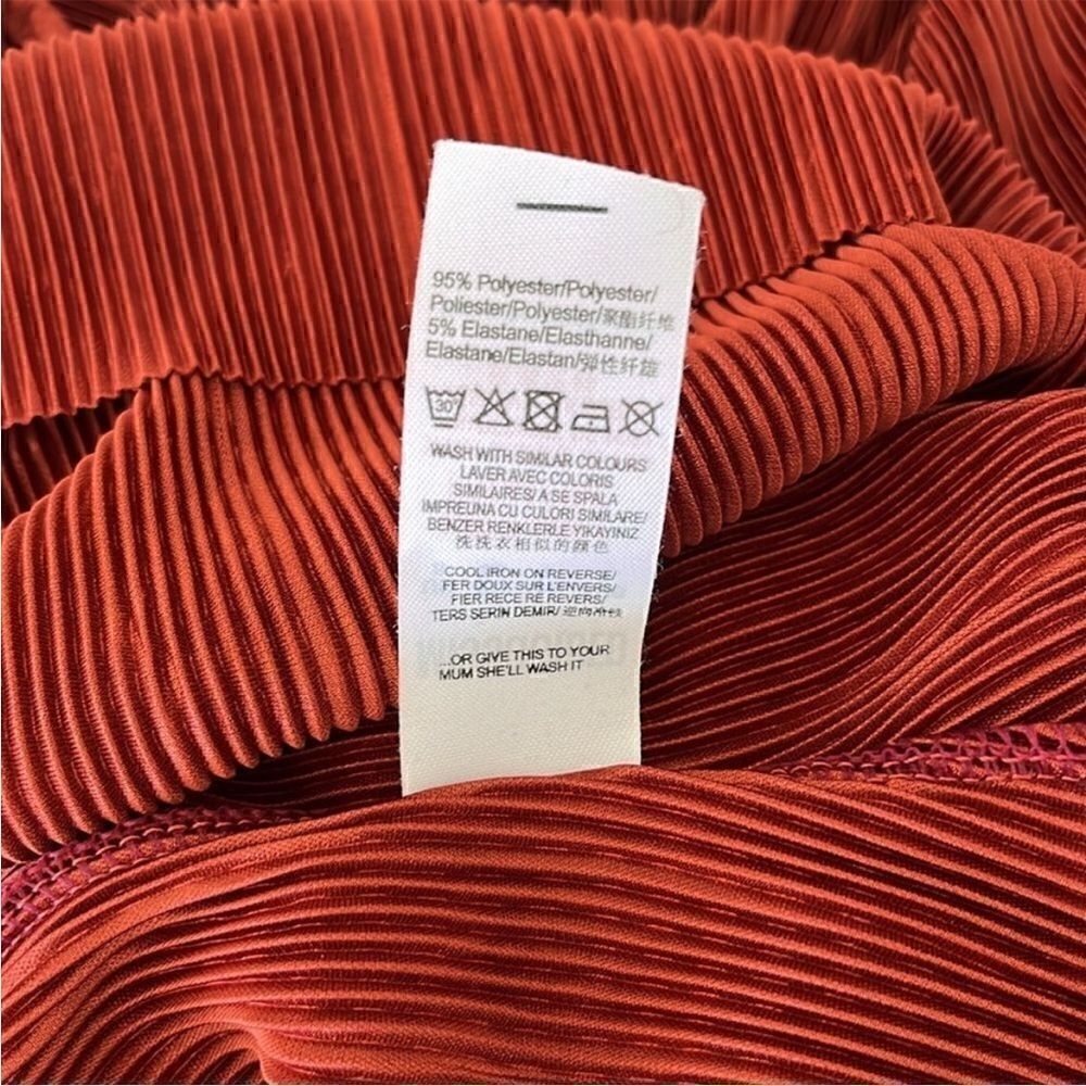 ASOS Miss Guided Rust Pleated Romper - Picture 10 of 12